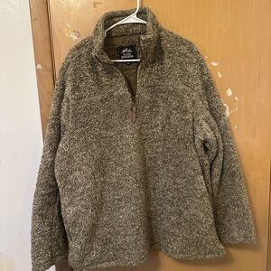 Men's Brown Alpine Sherpa Sweater